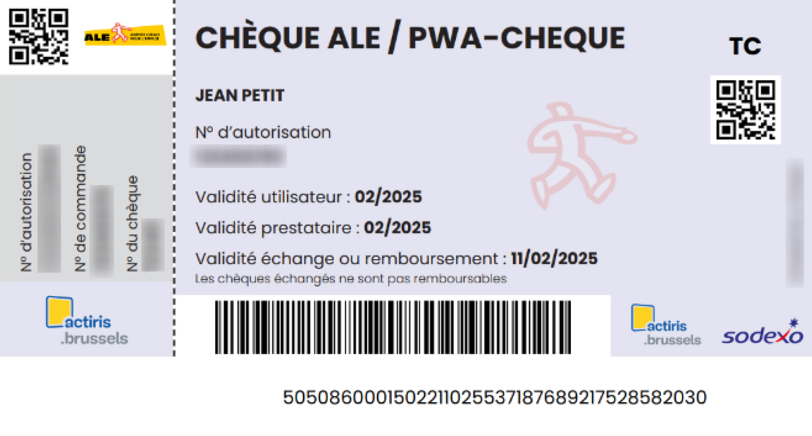 Chèque ALE